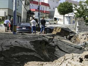 图集│日本北海道发生6.9级地震：山体滑坡 房屋倒塌
