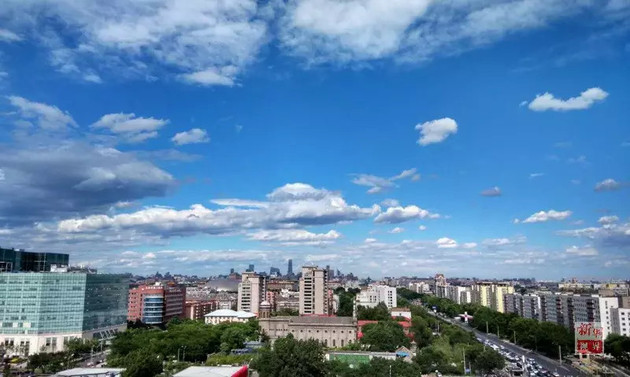 北京极品蓝天图片