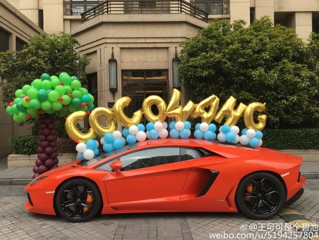 王思聪爱犬火到国外 被评世界最放纵的狗