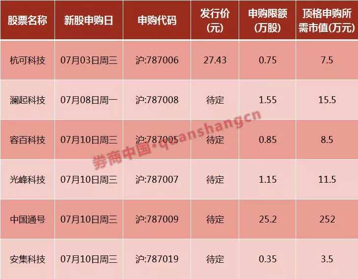 注意了首只顶格申购中签概率100的科创板股来了甚至不止中一签