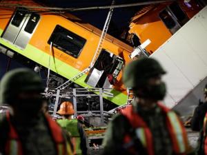 “可怕的悲剧”！墨西哥12号轨道交通线一桥梁突然坍塌，已至23人死数十人伤……