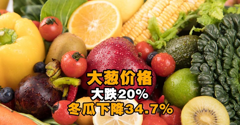 大葱价格大跌20%！5月都有这些蔬菜价格下降 ，冬瓜下降34.7%