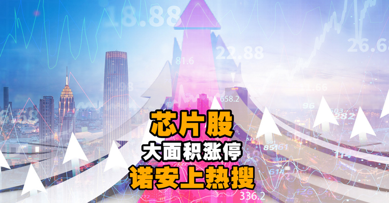 芯片股大面积涨停！诺安上热搜！股民：今晚酒水必须“蔡公子”买单