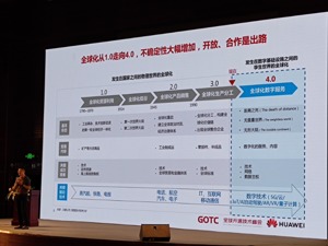 华为肖然：开放和合作是更好面对全球化4.0时代的唯一出路
