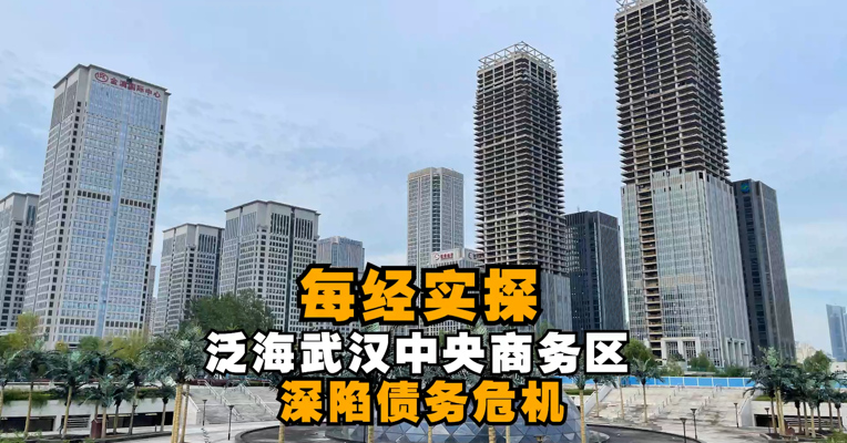 每经实探泛海武汉中央商务区：深陷债务危机，地标停工多年