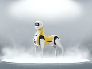 全球首款智能机器马发布！可骑乘、可聊天、可取快递...网友：买菜路上最拉风的“仔”