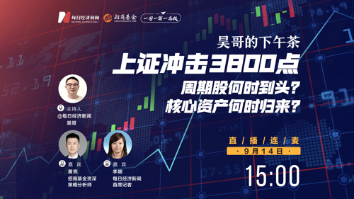直播 | 昊哥的下午茶——对话招商基金资深策略分析师黄亮