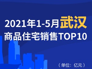 2021年1-5月武汉商品住宅销售TOP10