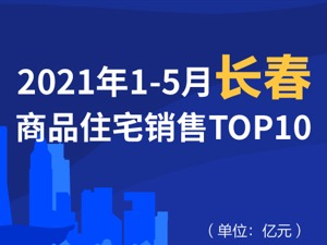 2021年1-5月长春商品住宅销售TOP10