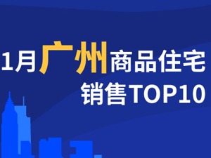 2021年1月广州商品住宅销售TOP10