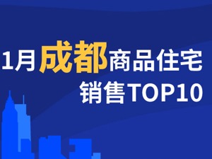 2021年1月成都商品住宅销售TOP10