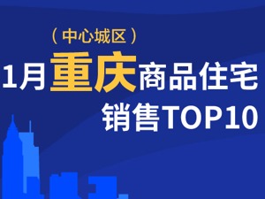 2021年1月重庆商品住宅销售TOP10