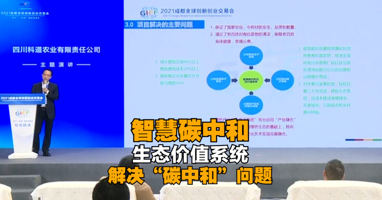 智慧碳中和生态价值系统解决“碳中和”问题