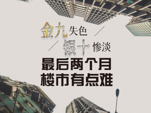 “金九银十”缺金少银：楼市成交房企业绩双双下滑，价格战或持续到年底