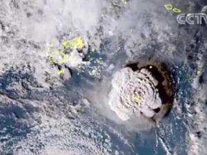 汤加海底火山爆发对全球气候影响几何？业内：火山一月前已有活动 影响可能较短暂