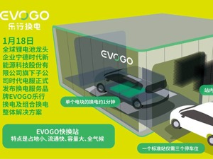 推换电品牌EVOGO 宁德时代入局千亿市场