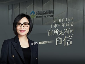 药易购董事长李燕飞：因为相信才看见，上市一年后是“前所未有的自信”