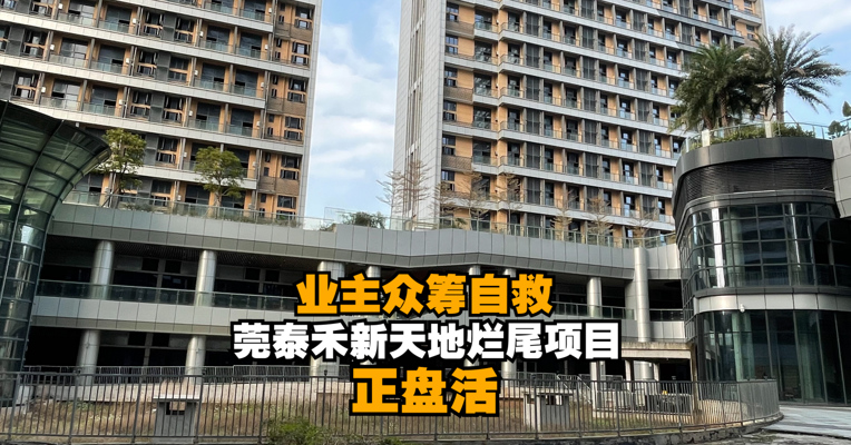 业主众筹自救，东莞泰禾新天地烂尾项目正盘活