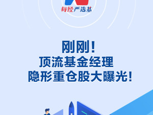刚刚！ 顶流基金经理隐形重仓股大曝光！