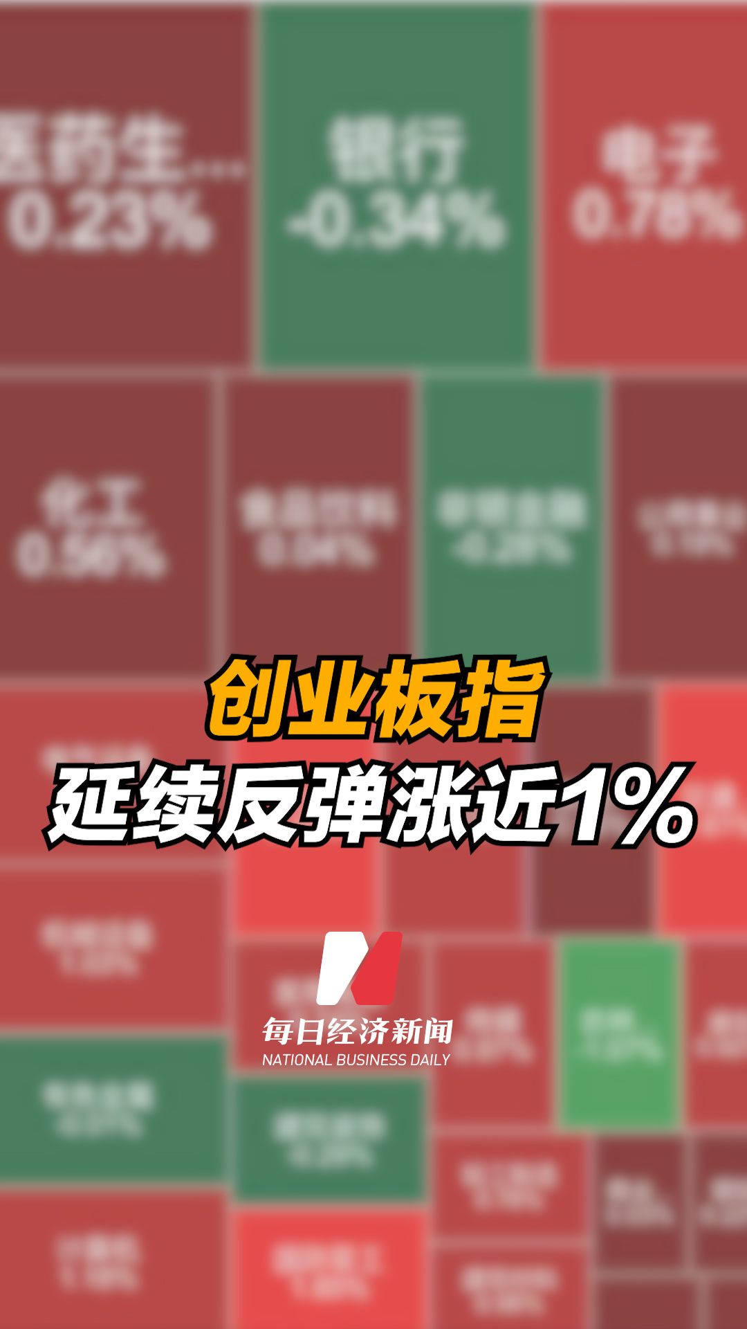 今天，创业板指延续反弹涨近1%，汽车股走强