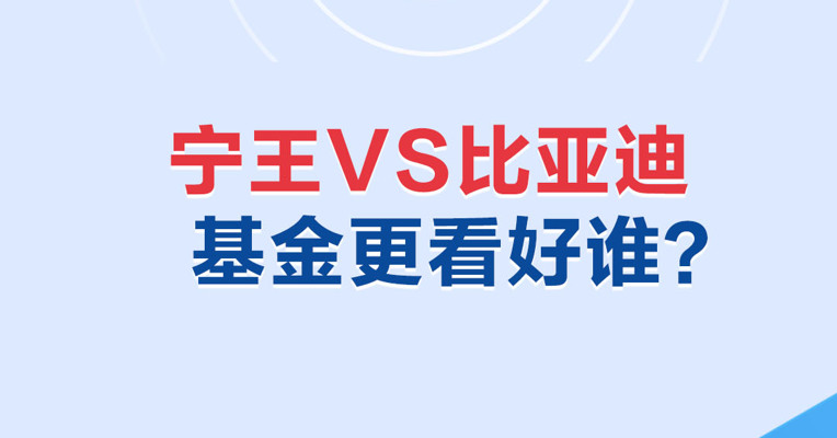 宁王VS比亚迪，基金更看好谁？