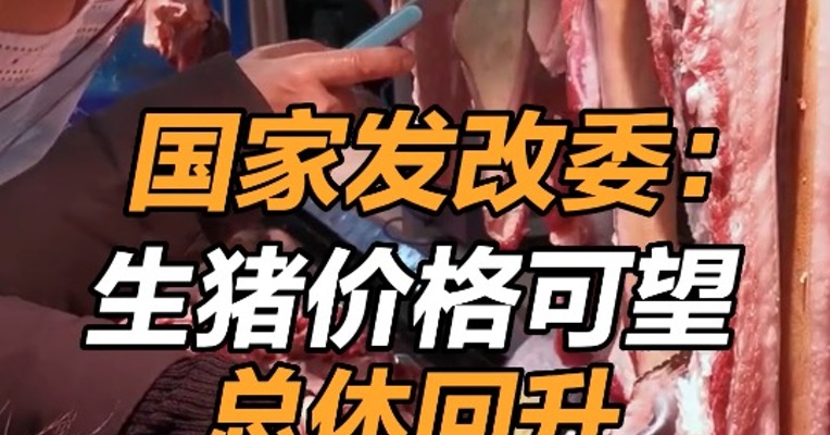 国家发改委：生猪价格可望总体回升 