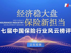 2022中国保险行业风云榜丨正在投票