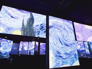探展！数字光影大展“梵高再现”登陆成都