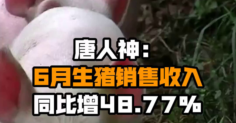 唐人神：6月生猪销售收入同比增48.77%