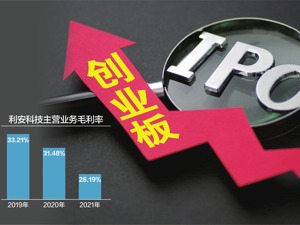 主业毛利率逐步下滑 利安科技冲刺创业板