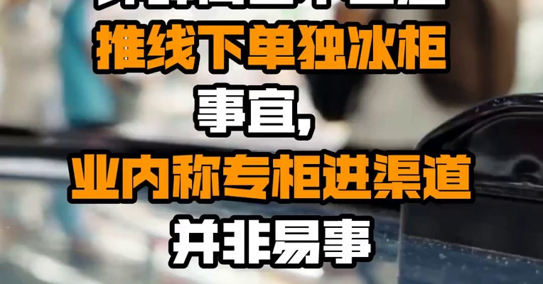 钟薛高暂不回应推线下单独冰柜事宜，业内称专柜进渠道并非易事