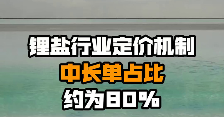 锂盐行业定价机制中长单占比约为80%