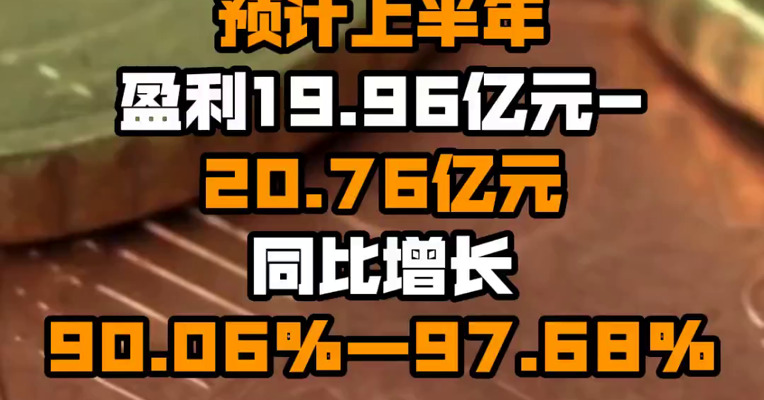 恩捷股份：预计上半年盈利19.96亿元-20.76亿元 同比增长90.06%—97.68%