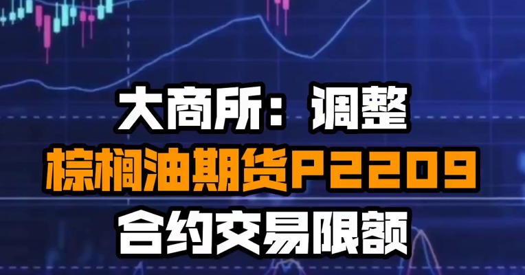 大商所：调整棕榈油期货P2209合约交易限额