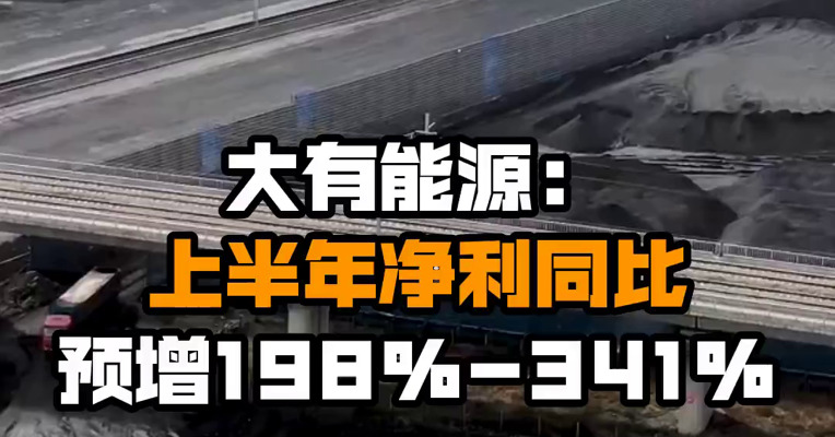 大有能源：上半年净利同比预增198%-341%