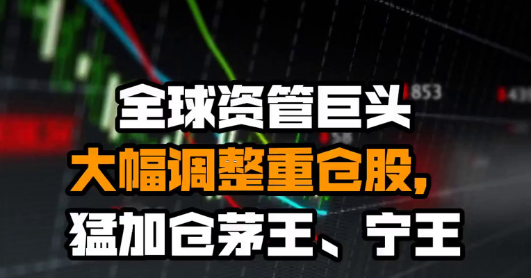全球资管巨头大幅调整重仓股，猛加仓茅王、宁王