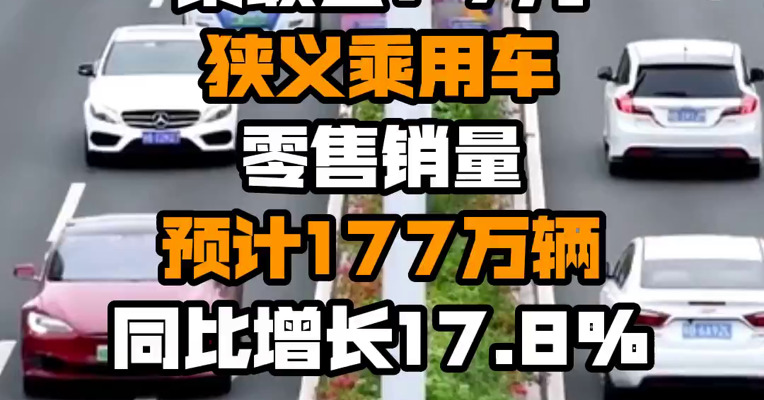 乘联会：7月狭义乘用车零售销量预计177万辆 同比增长17.8%