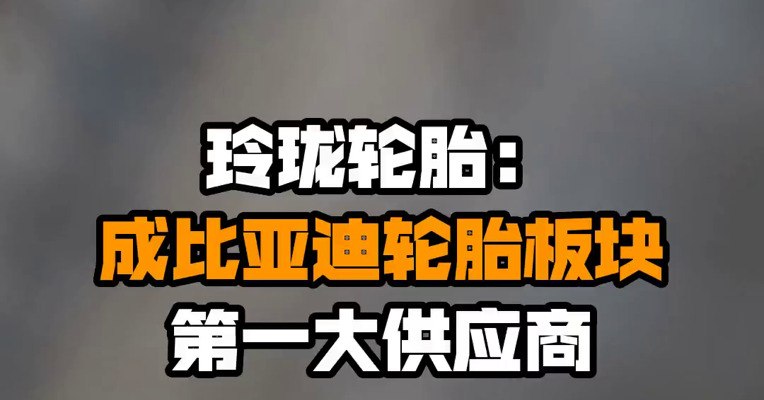 玲珑轮胎：成比亚迪轮胎板块第一大供应商