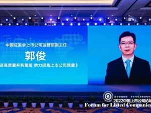 证监会上市公司监管部副主任郭俊：并购重组市场整体稳中向好