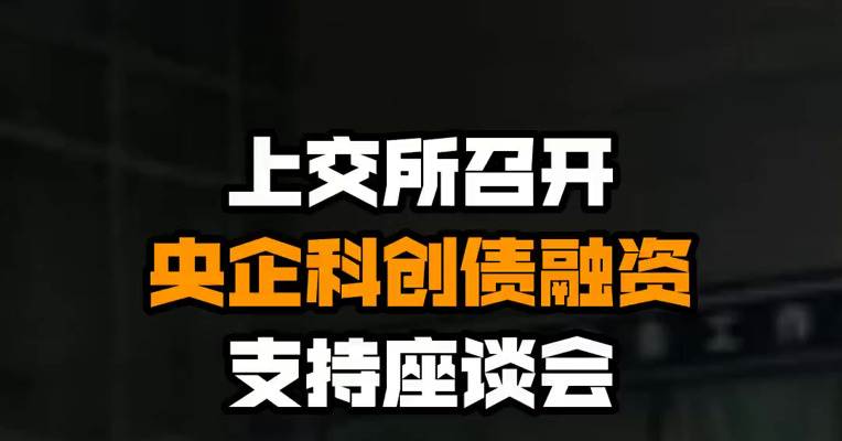 上交所召开央企科创债融资支持座谈会