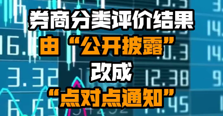 券商分类评价结果由“公开披露”改成“点对点通知”