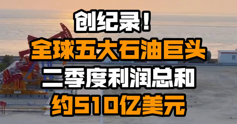 创纪录！全球五大石油巨头二季度利润总和约510亿美元