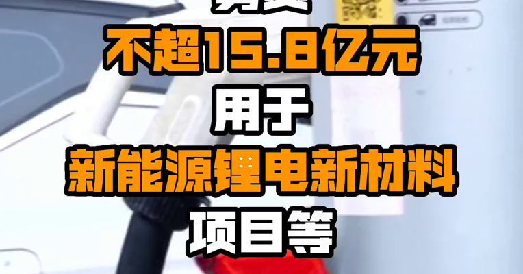 立中集团：拟发行可转换债募资不超15.8亿元 用于新能源锂电新材料项目等
