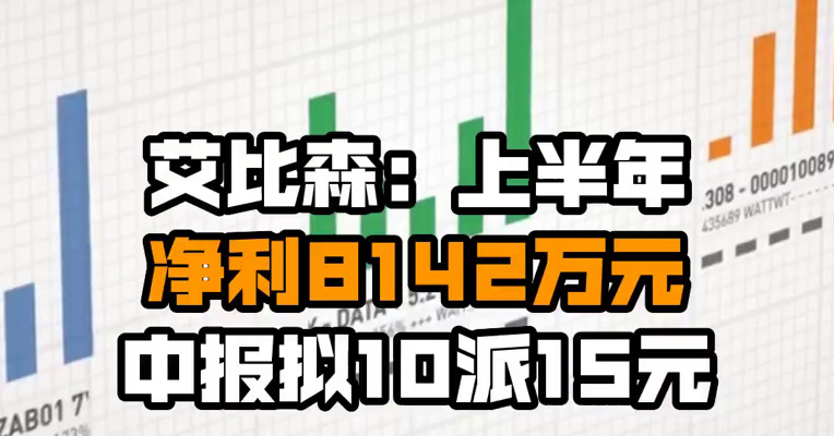 艾比森：上半年净利8142万元 中报拟10派15元