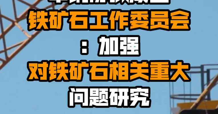 中钢协拟成立铁矿石工作委员会：加强对铁矿石相关重大问题研究