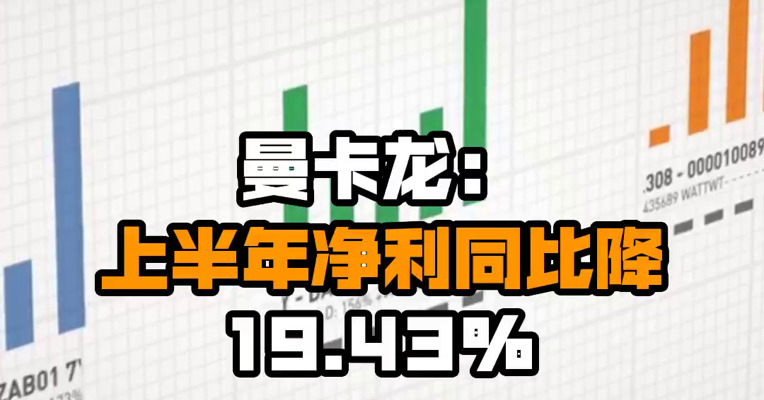 曼卡龙：上半年净利同比降19.43%