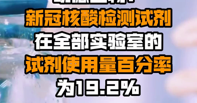 明德生物：新冠核酸检测试剂在全部实验室的试剂使用量百分率为19.2%