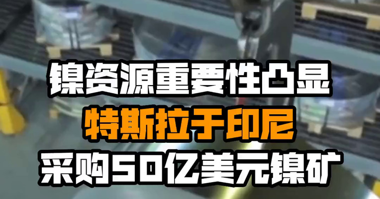 镍资源重要性凸显 特斯拉于印尼采购50亿美元镍矿
