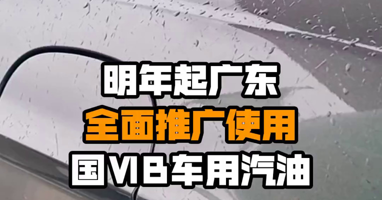 明年起广东全面推广使用国ⅥB车用汽油