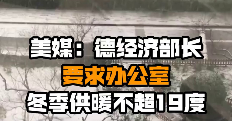 美媒：德经济部长要求办公室冬季供暖不超19度